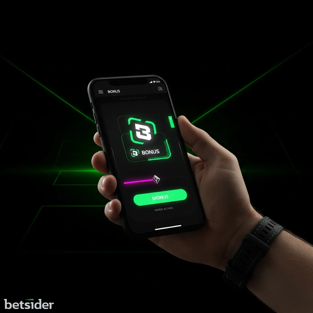 Interfaccia di Betsider su smartphone che mostra la sezione promozioni.