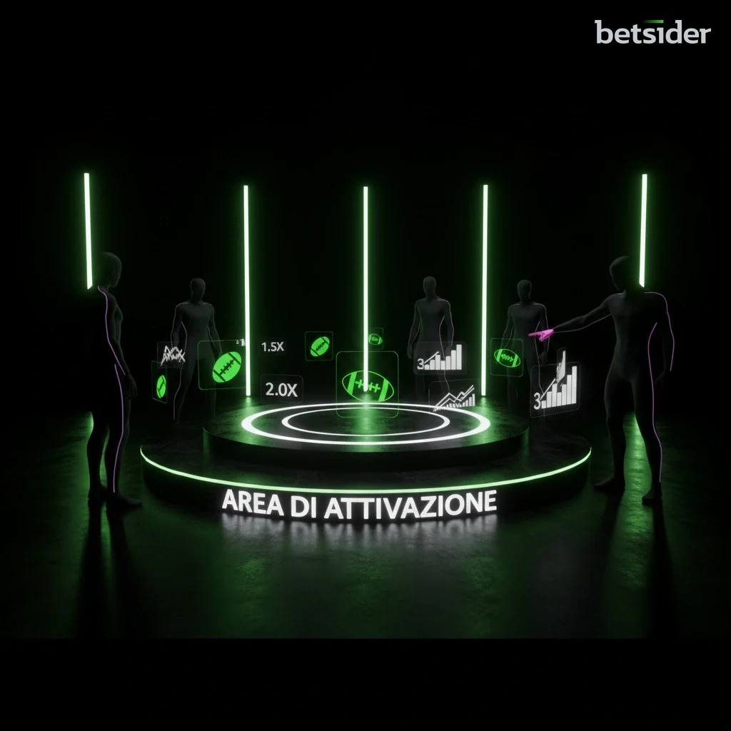 Cruscotto del programma VIP di Betsider che mostra livello e punti fedeltà.