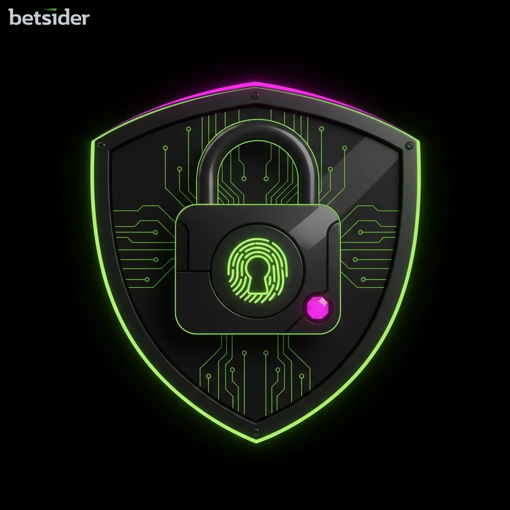 Icona di uno scudo e un lucchetto per rappresentare la sicurezza dell'account Betsider.