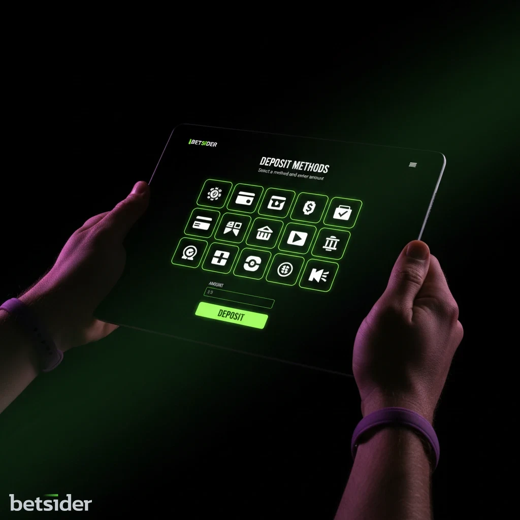 Interfaccia utente per la richiesta di un prelievo su Betsider, con campi per l'importo e la selezione del metodo di pagamento.