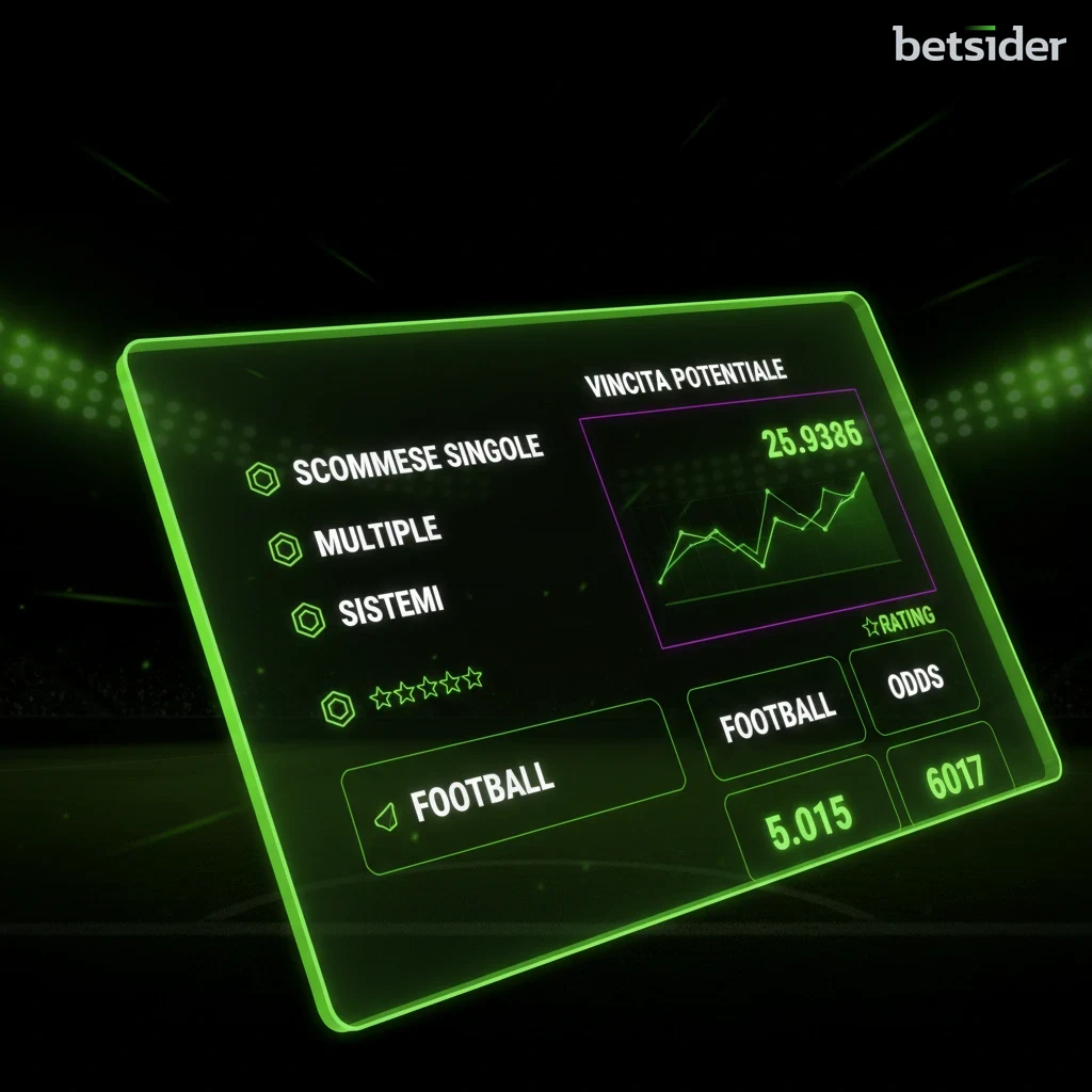 Sezione del sito di Betsider dedicata alle scommesse sugli e-sport.