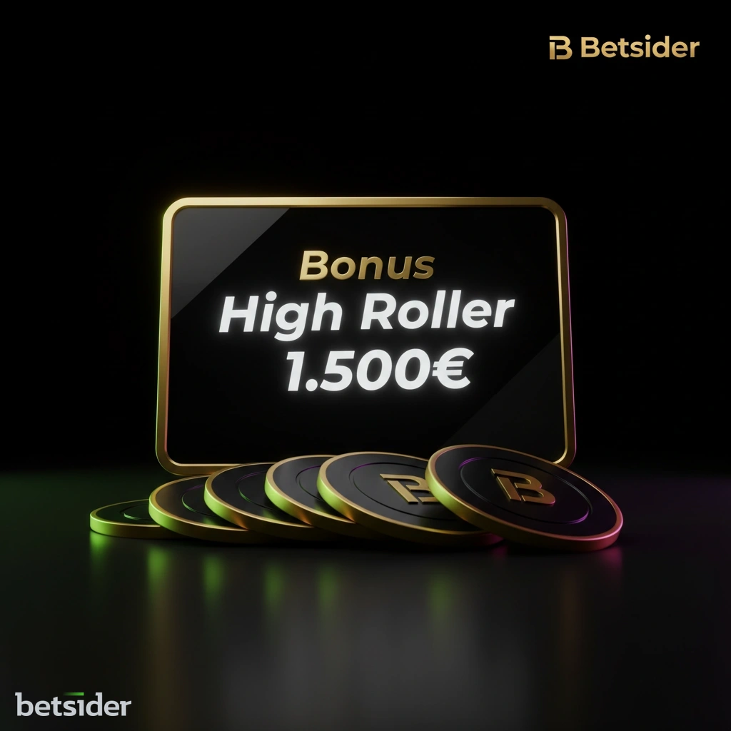 Promozione del bonus di benvenuto High Roller offerto da Betsider Casino